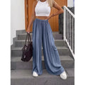 Pantalon Large Femme 100% Viscose | Fluide & Confortable | Taille Unique