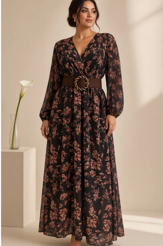 Robe à motifs femme