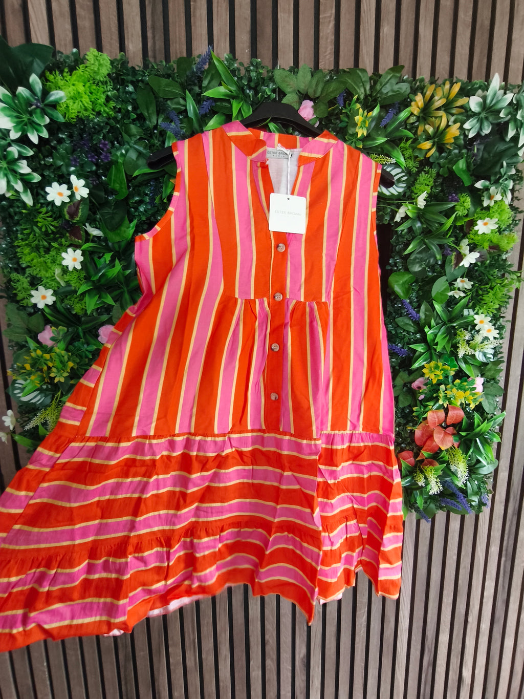Robe courte imprimé en Viscose