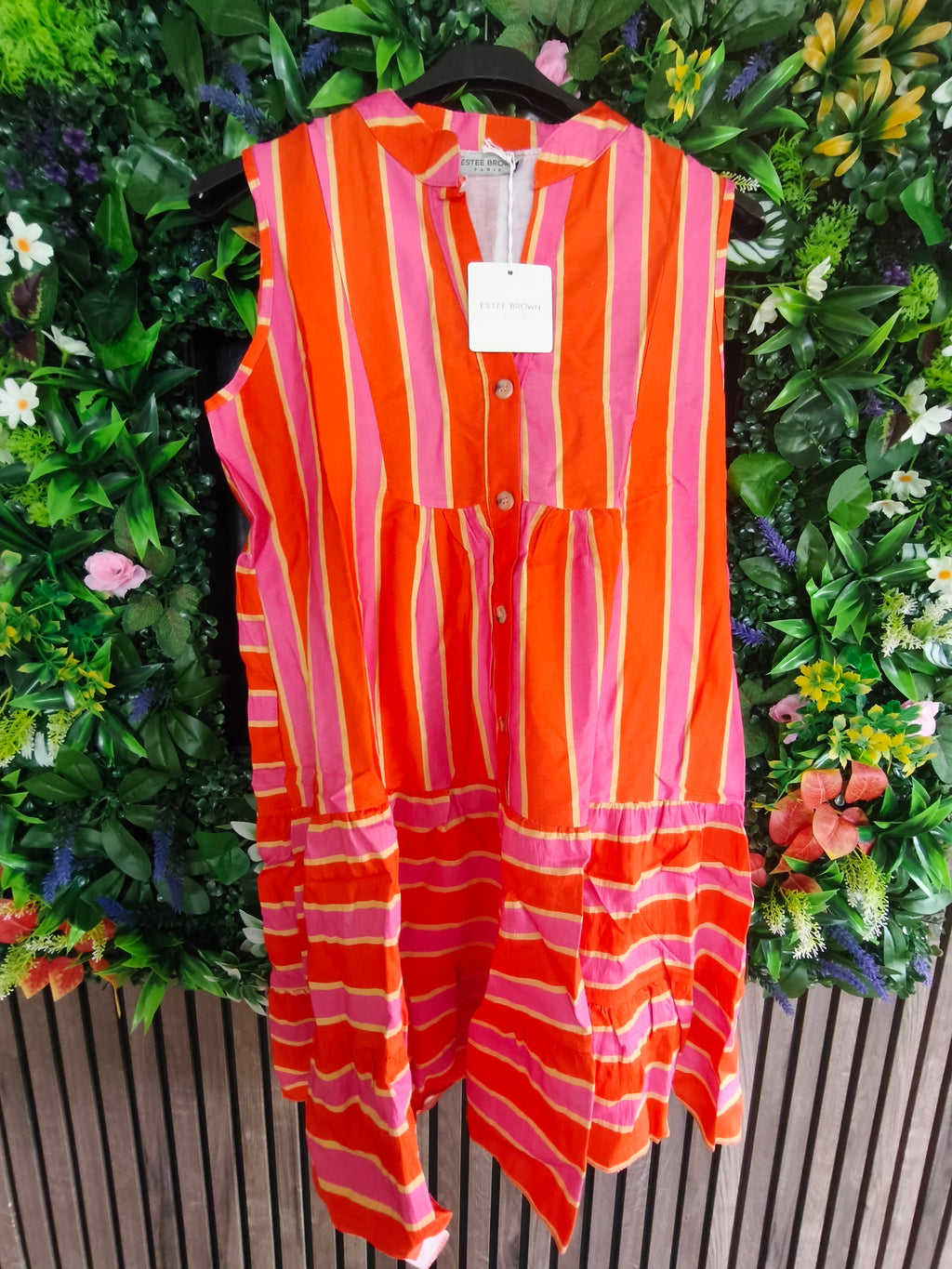 Robe courte imprimé en Viscose