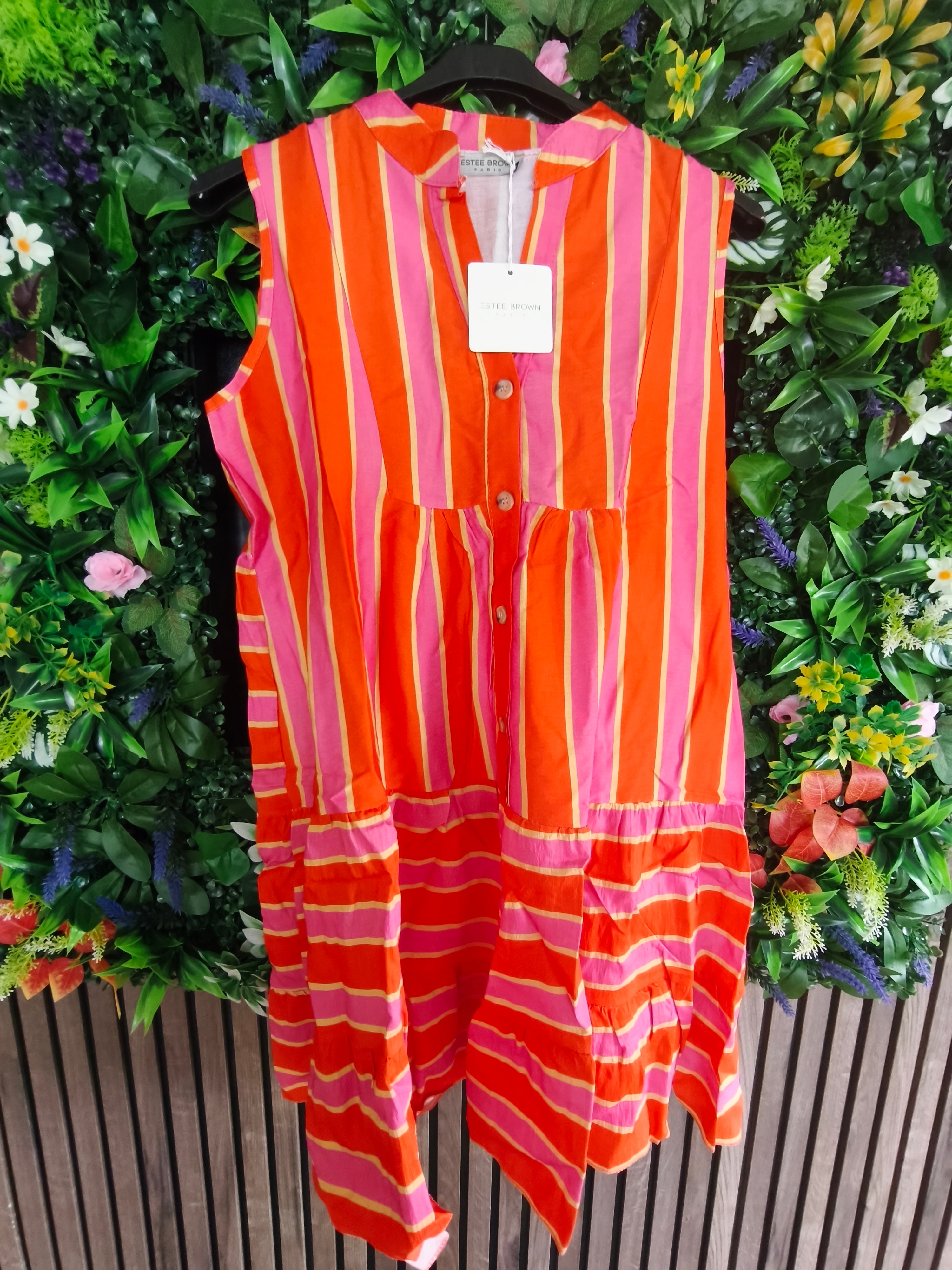 Robe courte imprimé en Viscose
