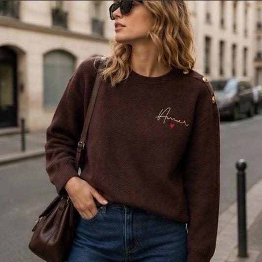 Pull Amour doux pour femme